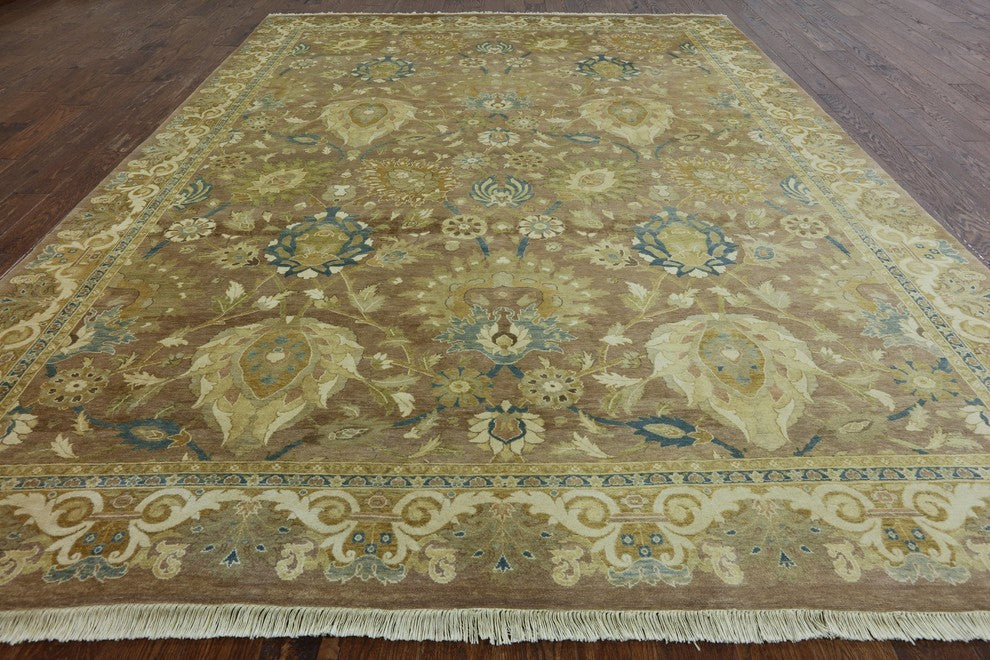 Floral Oushak Style Chobi Quality Area Rug 9'x12', W2292