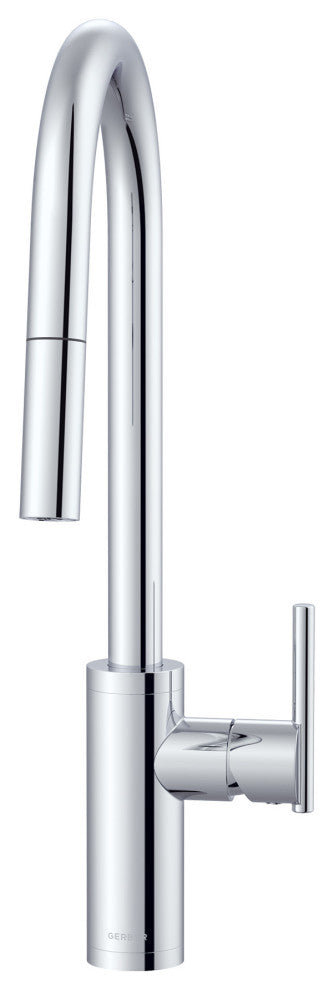 Parma Cafe Pull-Down Kitchen Faucet w/ SnapBack Retraction, Chrome