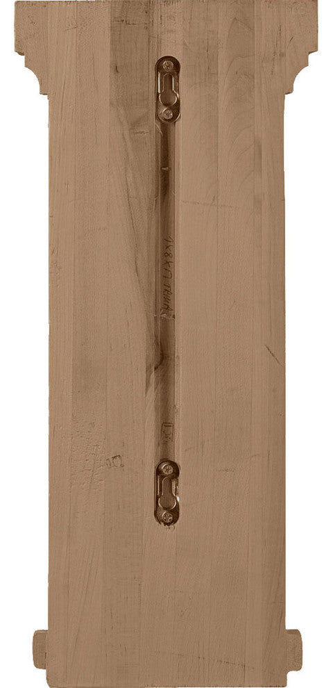 7 1/2"W x 8"D x 17"H Charleston Mission Corbel, Cherry