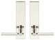 Sequoia Lever, Tubular Passage, Polished Stainless Steel, 2-3/8" Backset