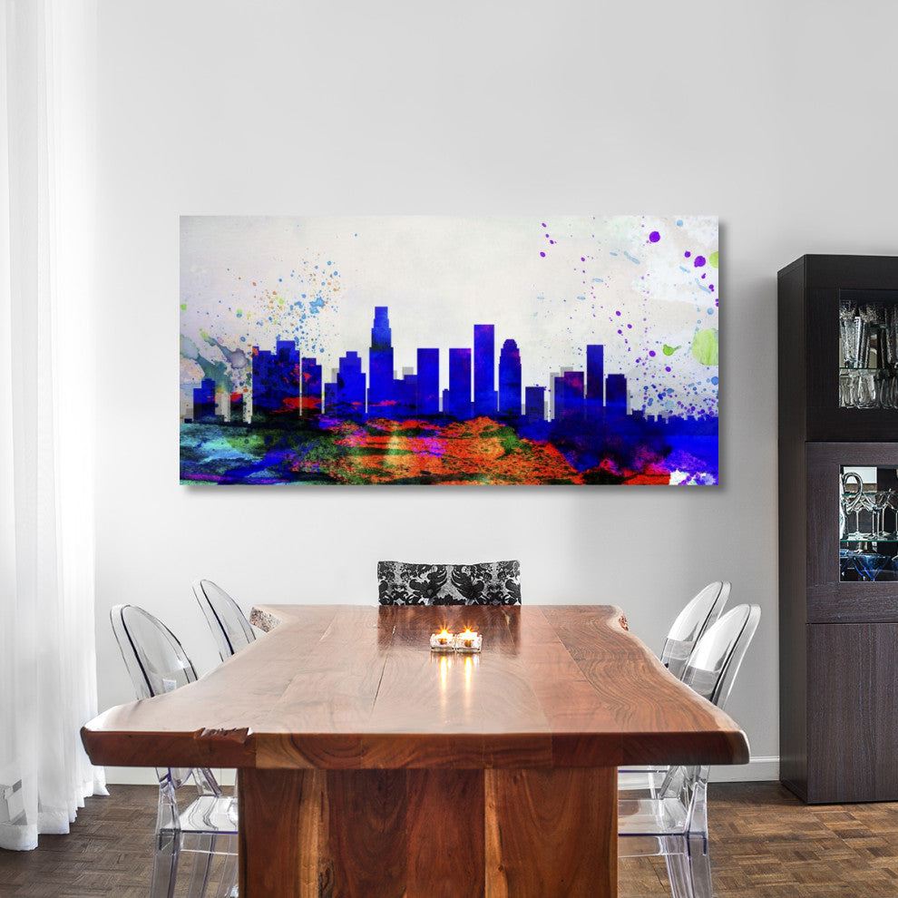 "Los Angeles City Skyline" Fine Art Print