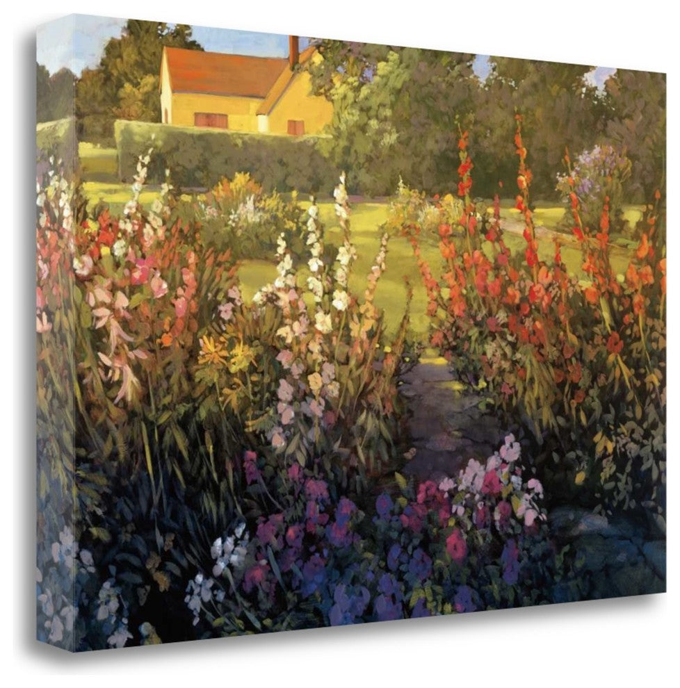 "Farm Garden" By Philip Craig,Ready to Hang Giclee Print on Gallery Wrap Canvas