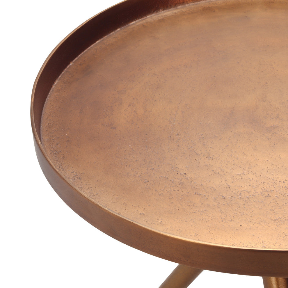 Elements - Meret - End Table - Antique Brass