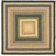 Safavieh Braided BRD308 Rug Machine-Washable, Multi, 7' Square