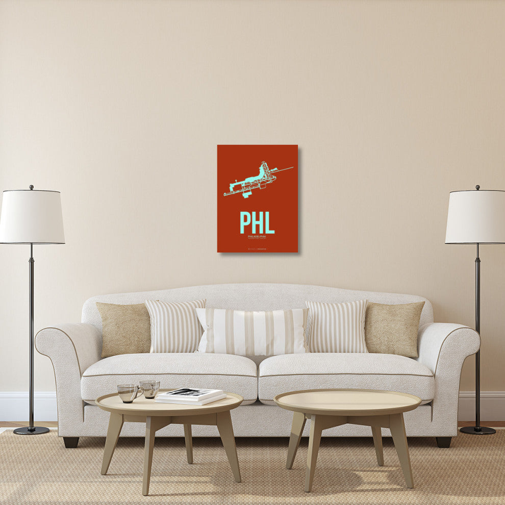 "PHL Philadelphia Poster 2" Fine Art Print
