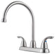 Pfirst Series 2-Handle Kitchen Faucet, Stainless Steel