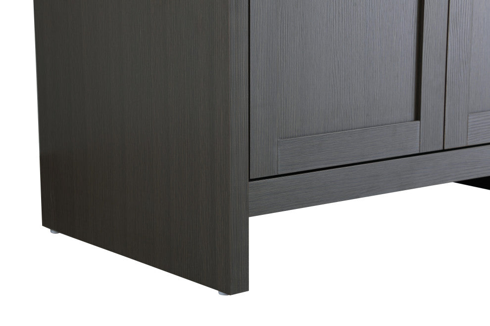 Home Living 24" Single Bathroom Vanity, Mocha Brown