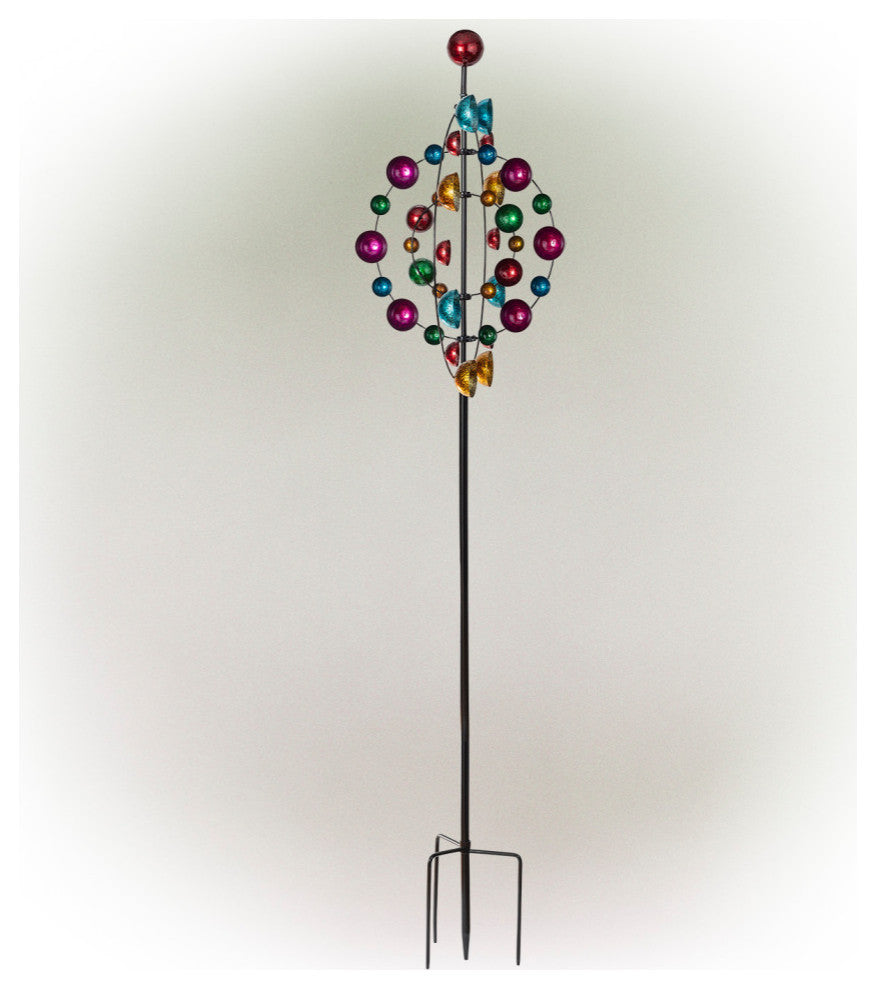 Kaleidoscopic Multi-Spinning KInetic Garden Stake