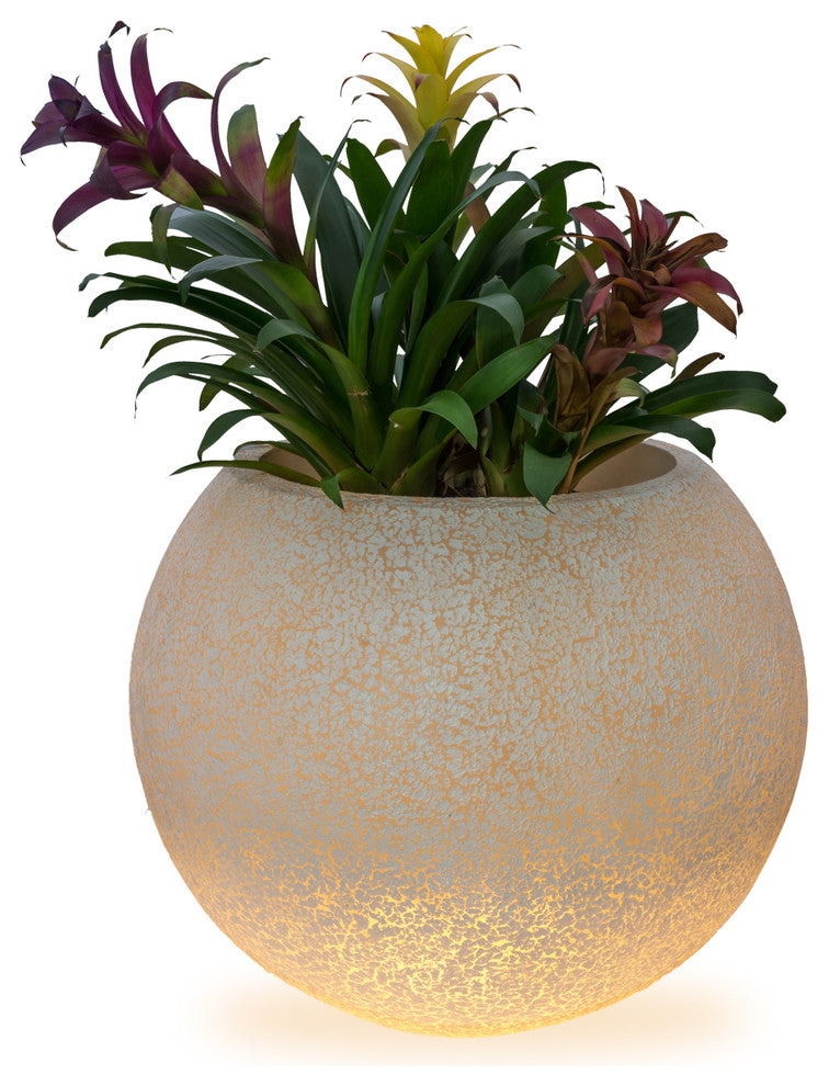Ixapa Mebo White Planter Lamp