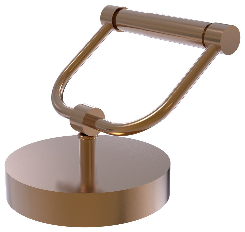 Vanity Top Toilet Tissue Holder, Brushed Bronze