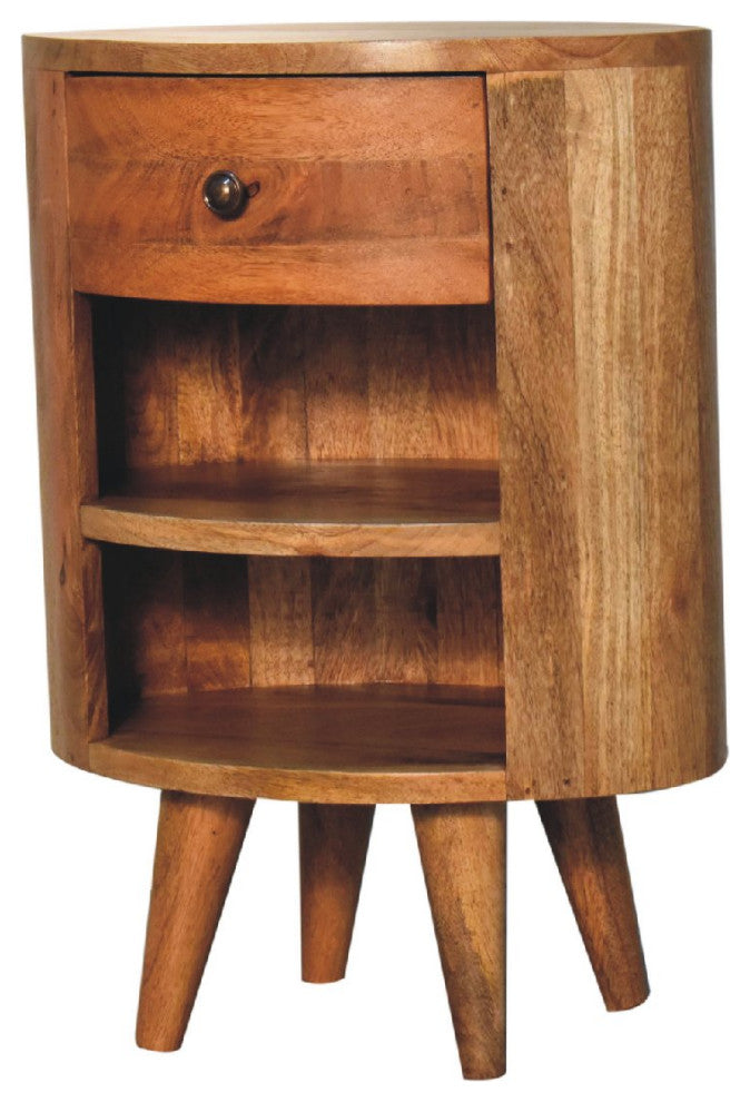 Cortez Oak-ish Bedside