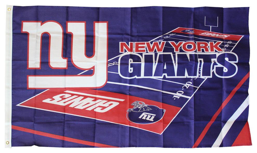 New York Giants - 3' x 5' NFL Polyester Flag (Field Design)