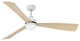 Hinkley Una LED Ceiling Fan, Matte White, 56"