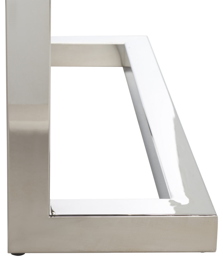 Safavieh Couture Maia 2-Drawer Lacquer Desk Black Cerused Oak