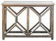 Uttermost Catali Ivory Stone Console Table