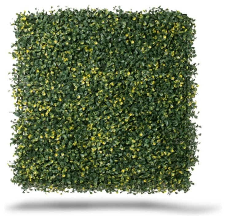 Artificial Ficus Gold Wall Panels, Set of 4, 20"x20"