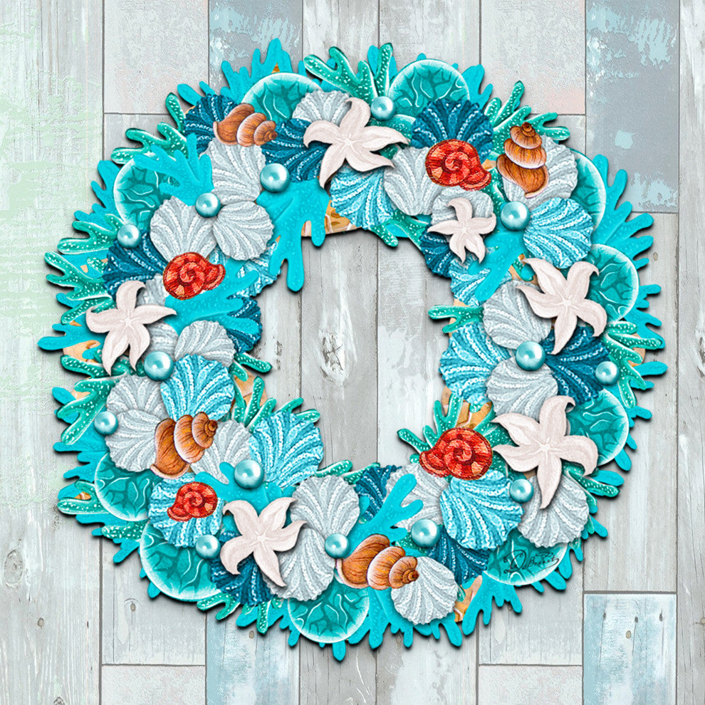 Coastal Wreath Door Hanger