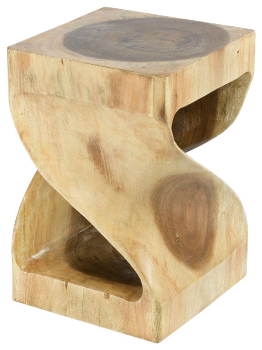 Saltford Twisted Teak Side Table