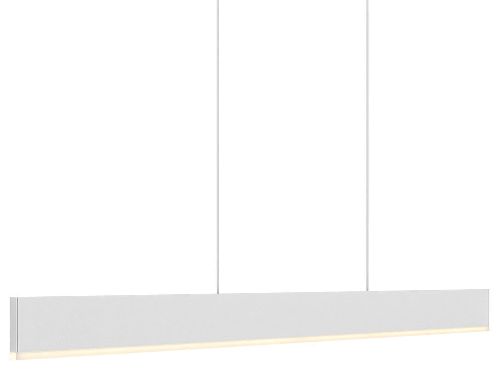 DALS Lighting 72" Slim Profile LED Linear Pendant, White