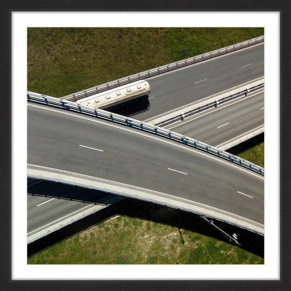 "Overpass" Framed Print by Karolis Janulis
