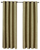 Galleria Blackout Thermal Insulated Stripe Curtain, Tan Beige, 54"x84" Single