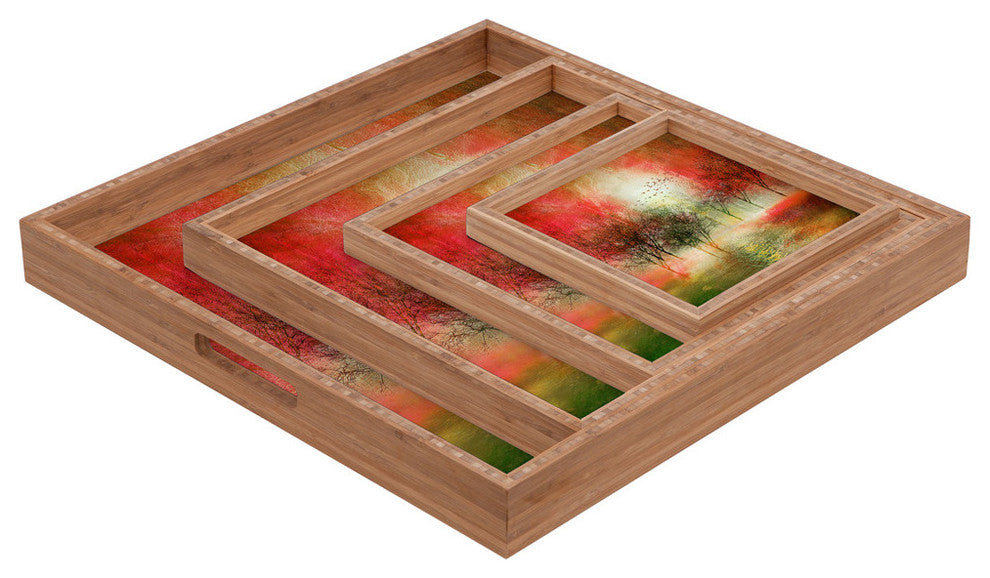 Deny Designs Viviana Gonzalez Paisaje Y Color III Square Tray