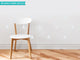 Triangle Fabric Wall Decals, Set of 32, Light Grey