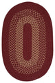 Colonial Mills Madison MD74 Holly Berry Traditional Area Rug, Oval 7'x9'