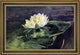 John La Farge Water Lily Framed Premium Canvas Print, 16"x24"
