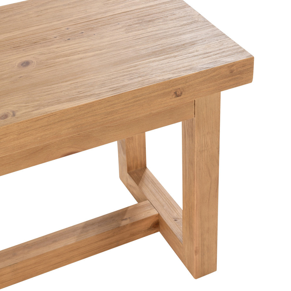 Fenmore Dining Bench Natural by Kosas Home