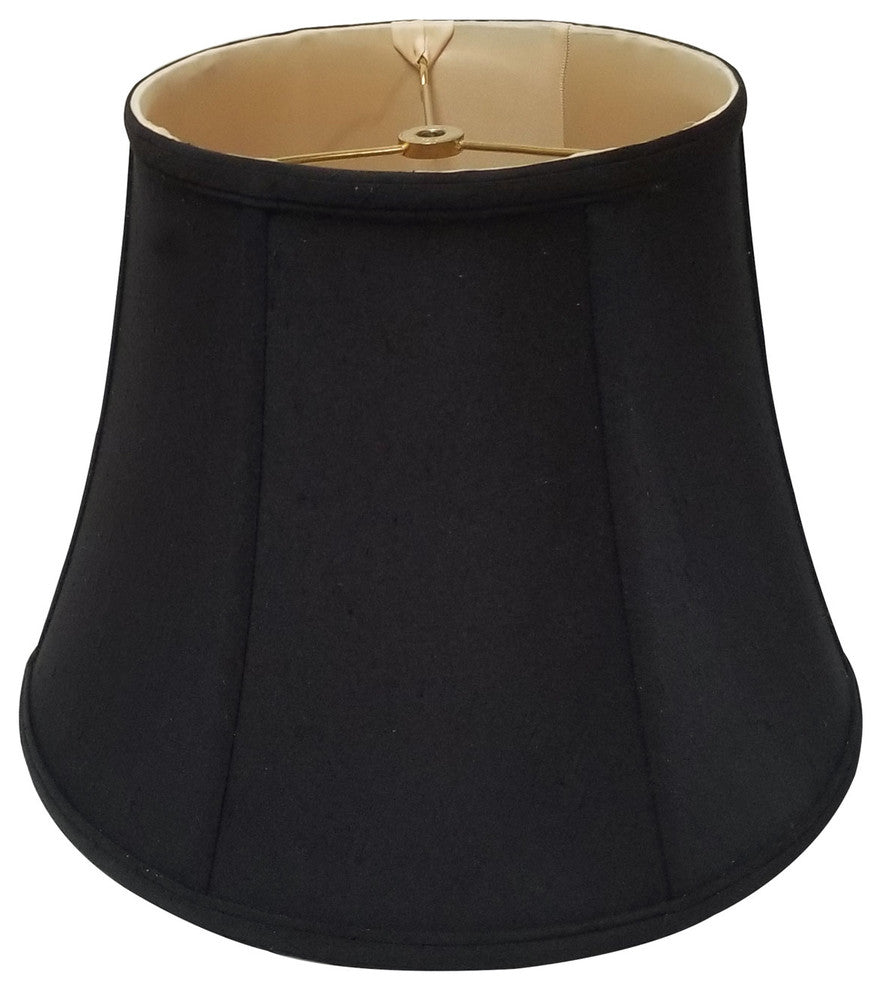 Royal Designs Modified Bell Lampshade, Black, 10.5x17x13.5, Washer