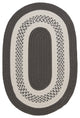 Colonial Mills Crescent NT11 Gray Indoor/Outdoor Area Rug, Oval 2'x6'