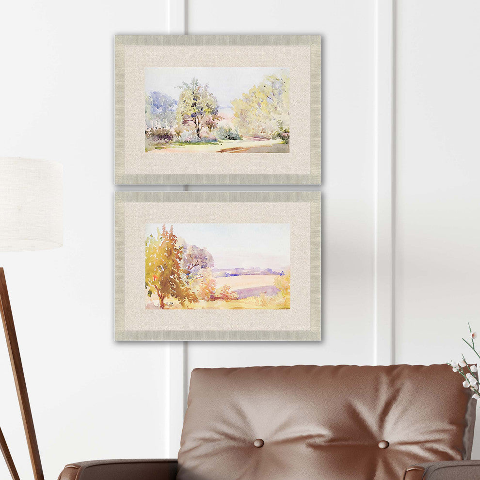 Sunrise/Serene Framed Art, 2-Piece Set