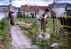 Charles Sprague Pearce Hanging Laundry - 18" x 27" Premium Canvas Print