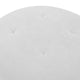 Fickle Grey Velvet Swivel Ottoman - Grey