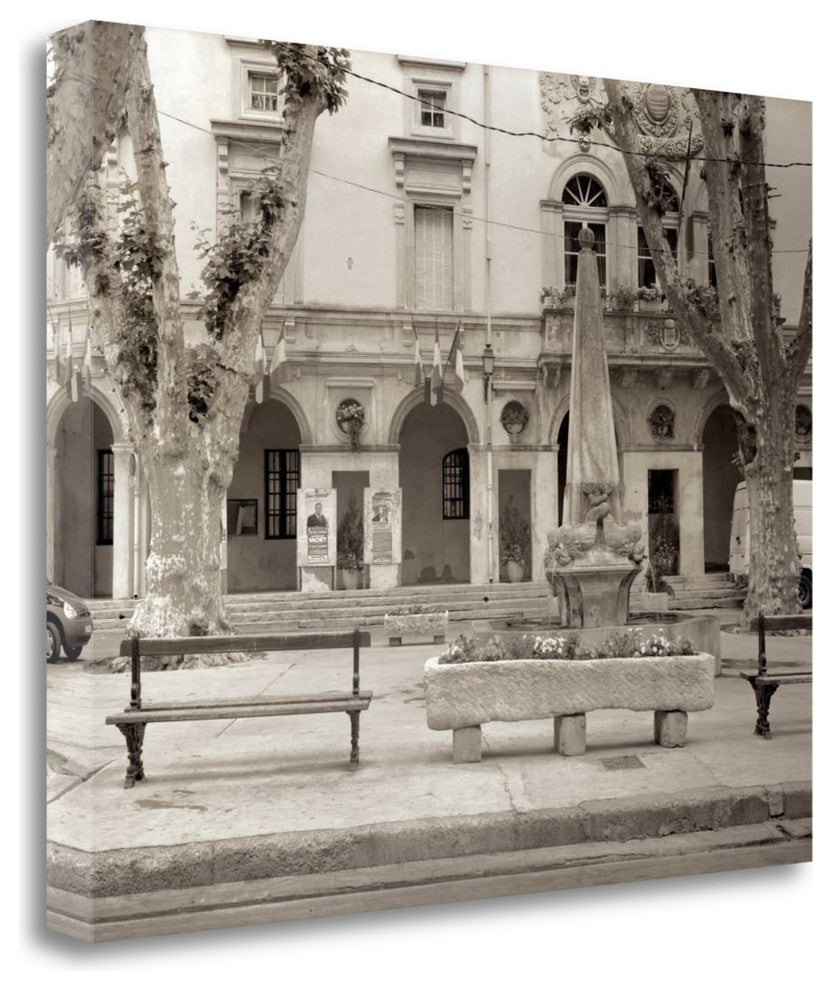 "Banc De Jardin - 83" By Alan Blaustein, Giclee Print on Gallery Wrap Canvas