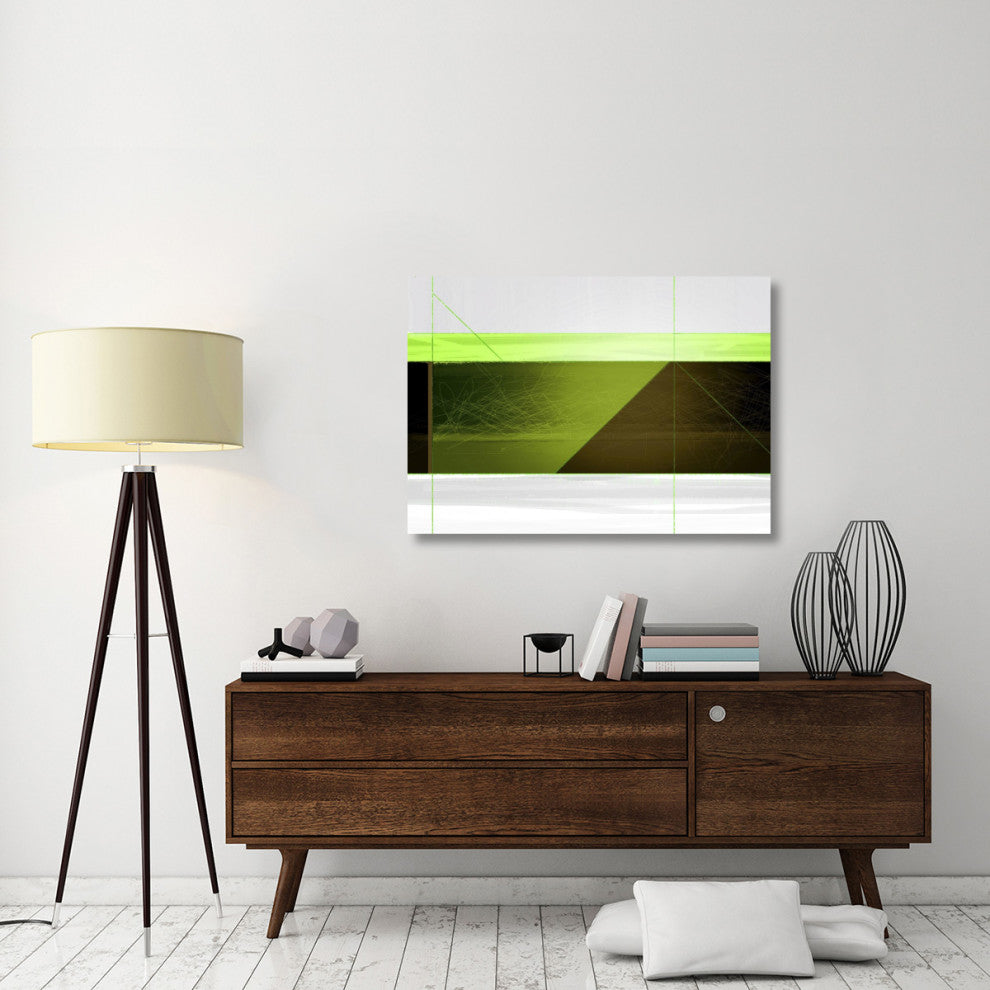 "Abstract Brown And Green" Fine Art Print