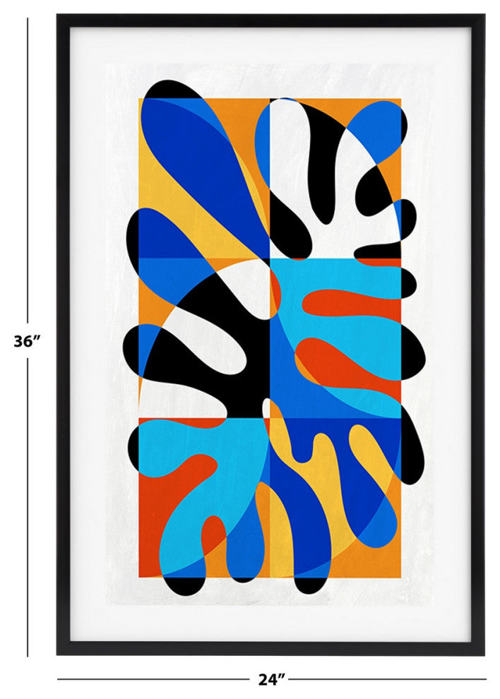 Safavieh Spunky Splat 24 x 36 Wall Art