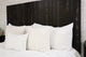 Handcrafted Headboard, Leaner Style, Black, Full