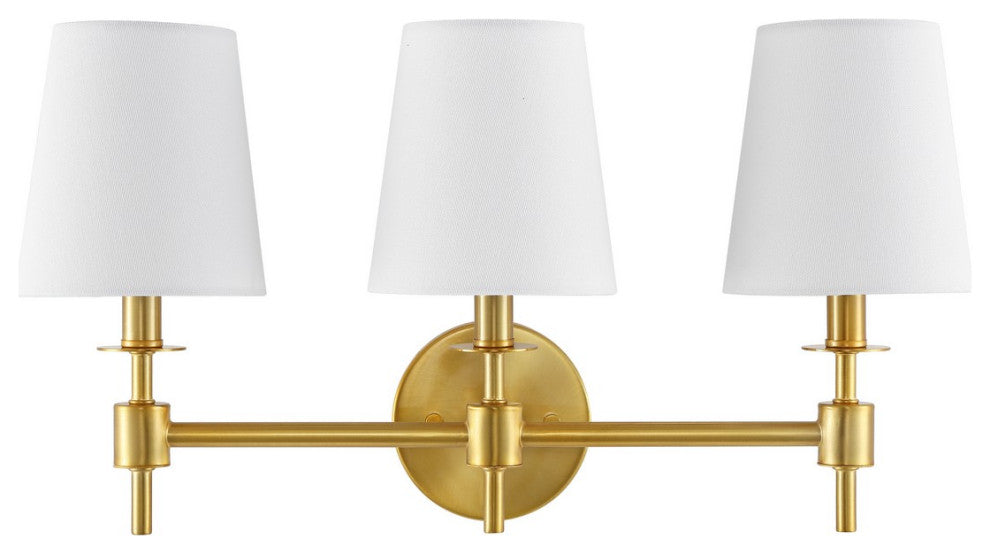 Safavieh Davielle 3 Lt 21" Wall Sconce, Brass