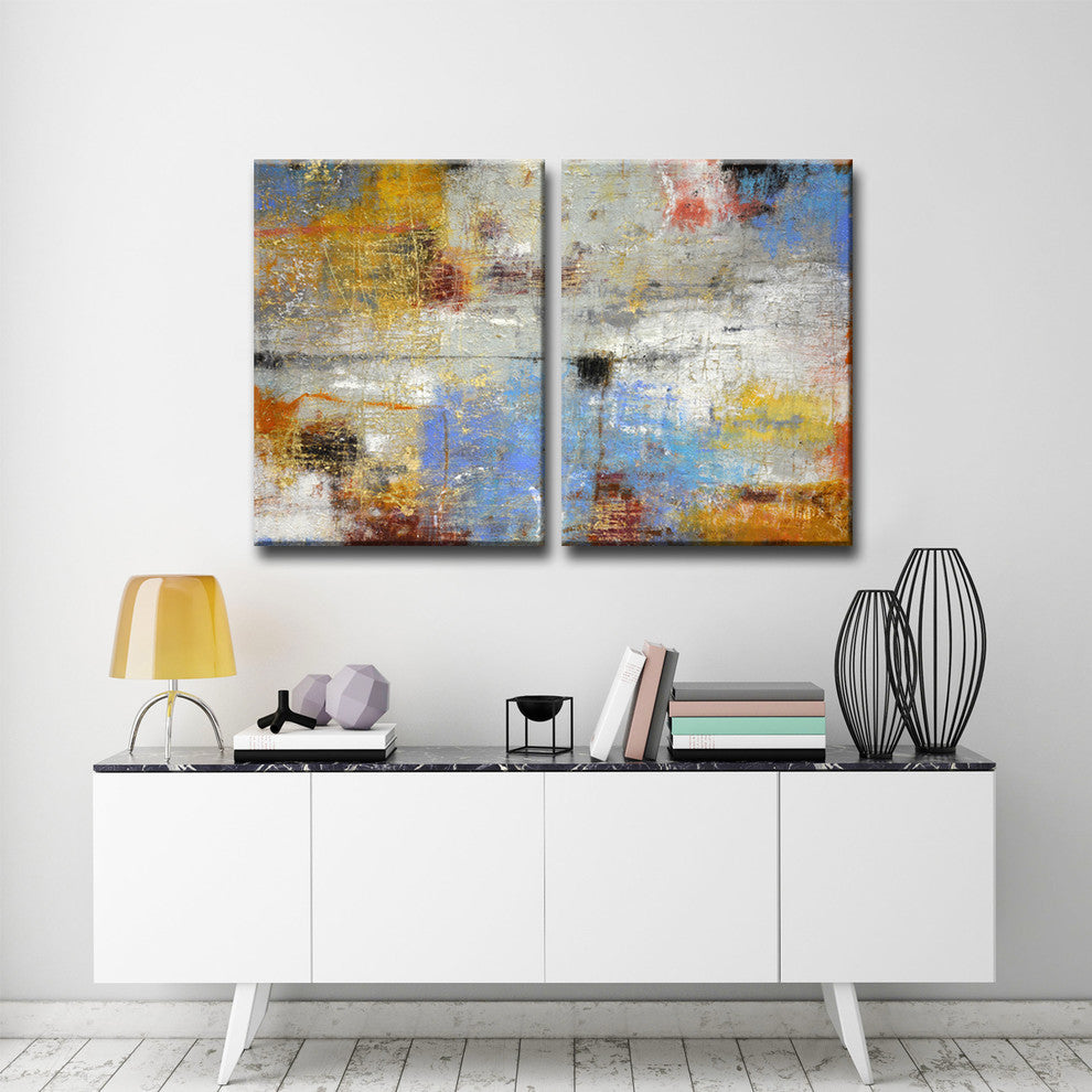 Ready2Hangart 'Search I/Ii ' By Norman Wyatt, Jr 2 Piece Canvas Art Set, 2-Piece
