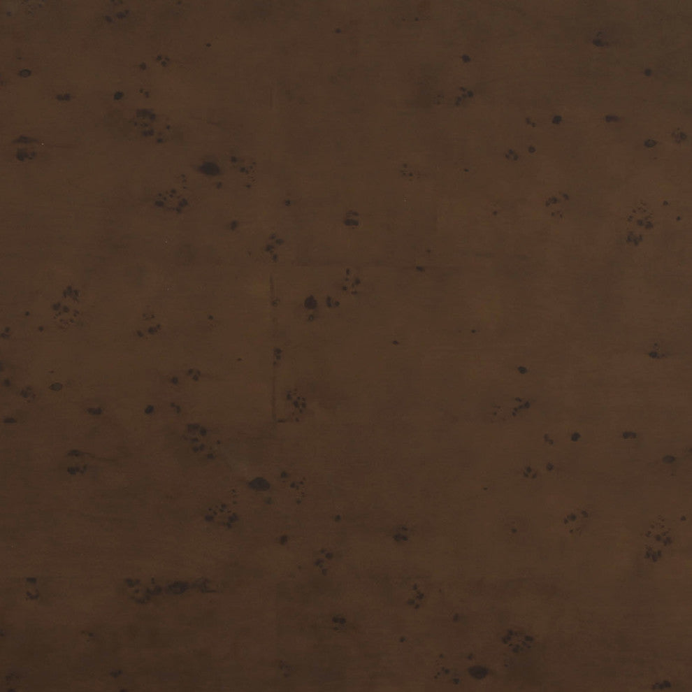 Gladyss Brown Burl Oval 87" Dining Table