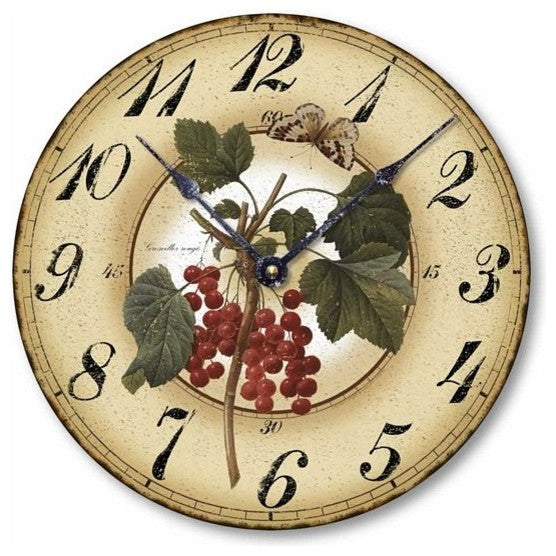 Vintage-Style Olde World Wall Clock, 12" Diameter