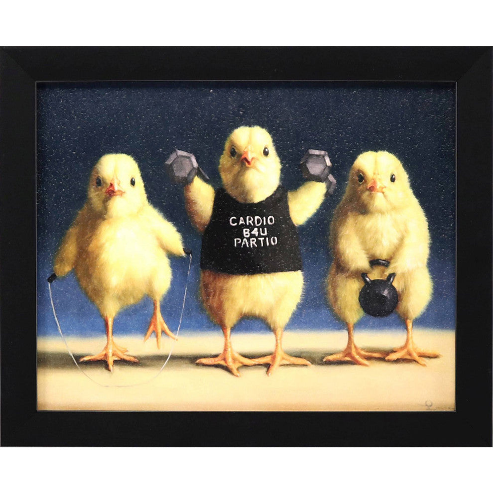 Cardio Chicks Non-Glass Framed Art