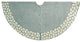 Contemporary Pebble Pattern Christmas Tree Skirt, Gray