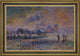 Gustave Loiseau Hoarfrost Near Pontoise Framed Premium Canvas Print, 16"x24"
