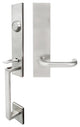 Munich Lever, Tubular Dummy Handleset, Right Hand, Satin Stainless Steel