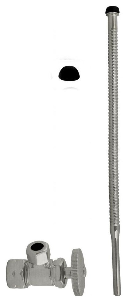 Supply Kit - 5/8" Od X 3/8" Od X 15" Corrugated In Satin Nickel