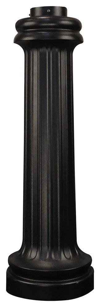 Wrap Around Base for 3" O/D Pole, Black