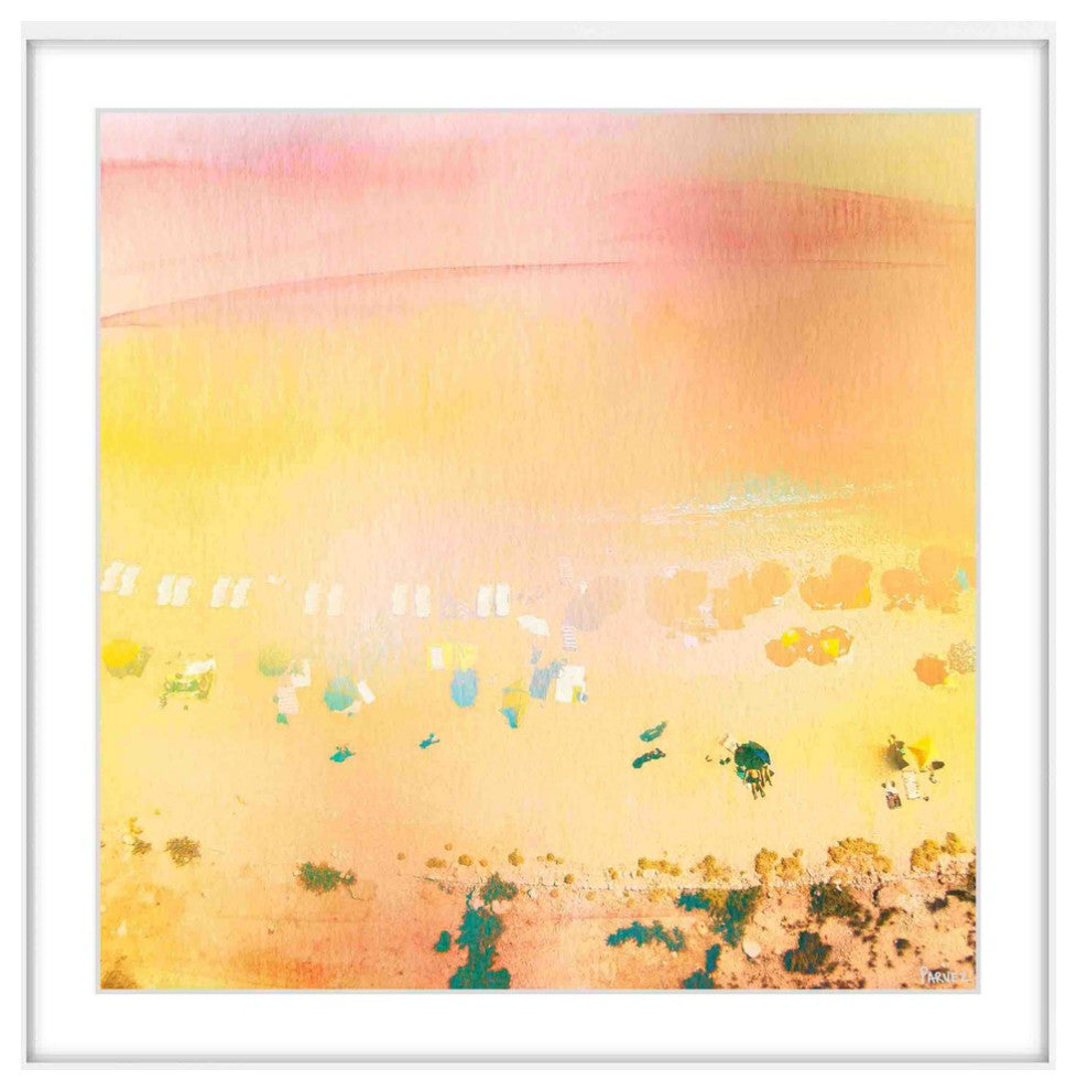 "High Sun" Framed Painting Print , 18"x18"